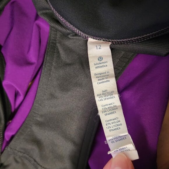 LULULEMON Groovy Run Shorts‎ Bonded Tender Violet size 12 - Picture 4 of 8
